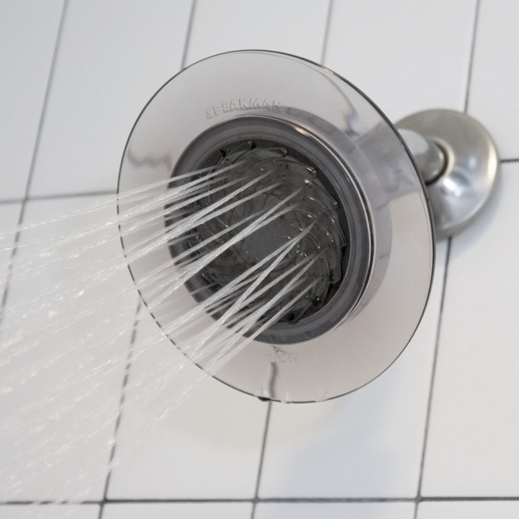 Smokey Gray Chrome Multi-Head Wall Mounted Showerhead