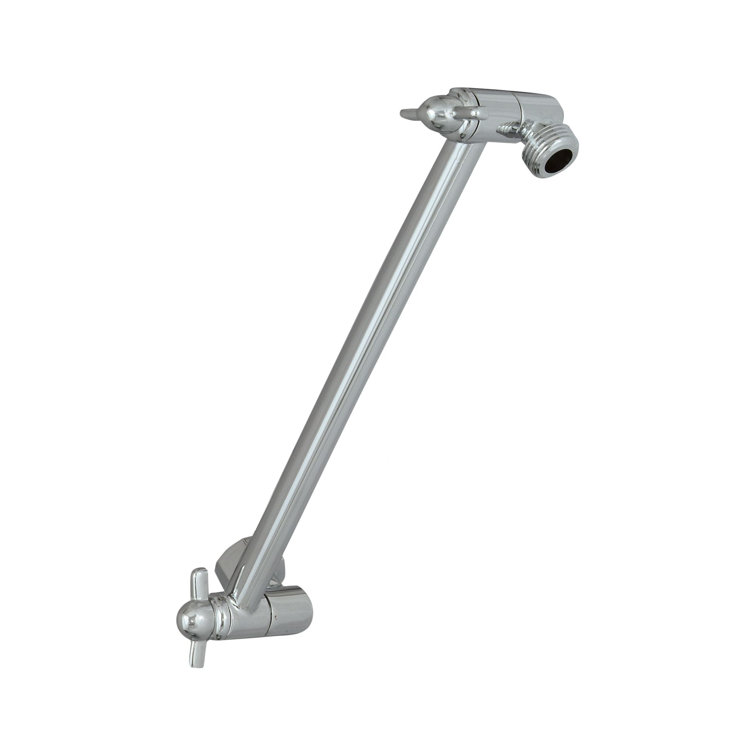 Chrome Adjustable 12-Inch Shower Arm Extension