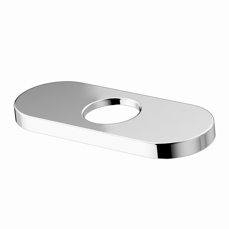 Chrome Solid Brass Bathroom Faucet Deck Plate