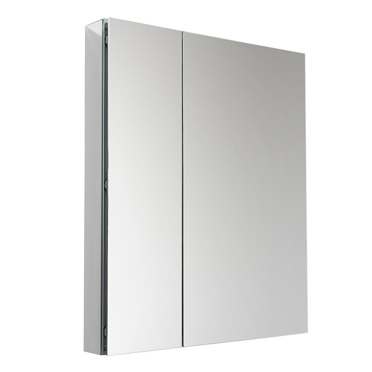 Fresca 36" Frameless Rectangular Bathroom Medicine Cabinet with Mirrors