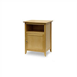 Winsome Transitional Brown Rectangular Nightstand with Storage