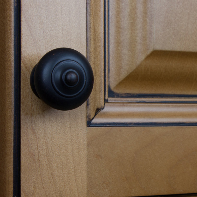 Oil Rubbed Bronze Round Ring Mushroom Cabinet Knob