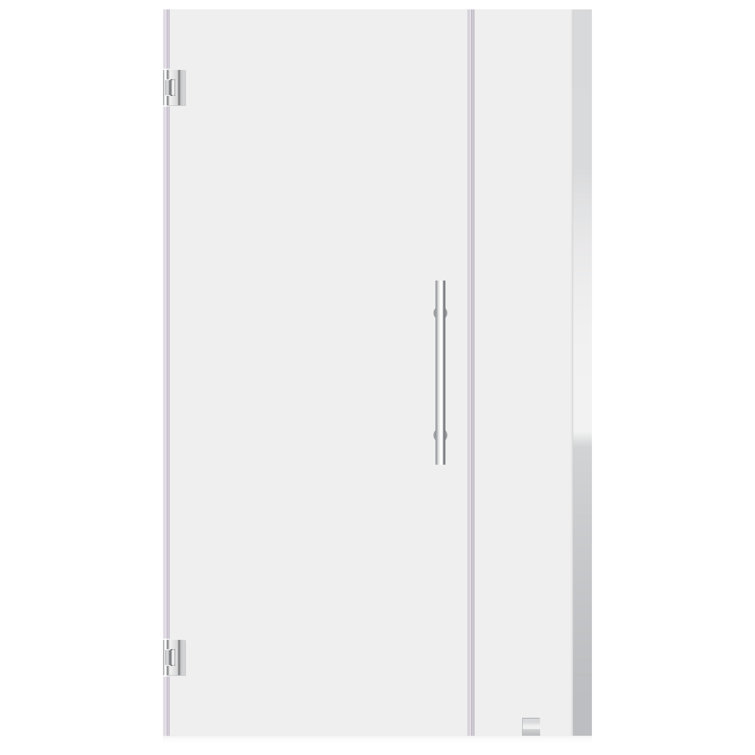 Ultra-E 33" x 72" Frameless Clear Glass Shower Door with Chrome Hardware