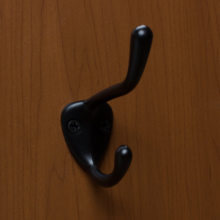 Matte Black Metal Wall Mounted Robe Hook