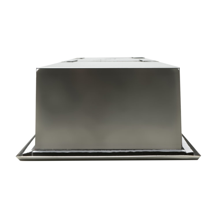 Polished Stainless Steel Vertical Triple Shelf Shower Niche