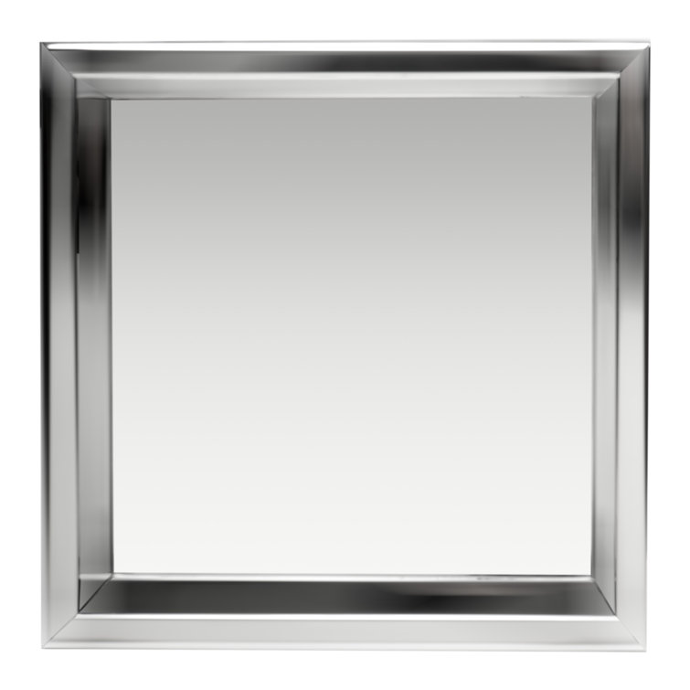 Polished Stainless Steel Square Wall Mount Shower Niche