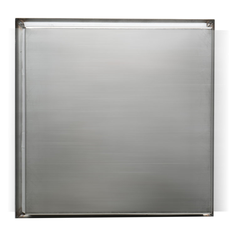 Polished Stainless Steel Square Wall Mount Shower Niche