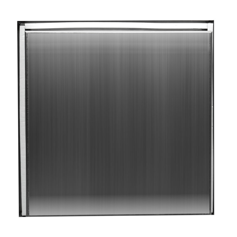 12 x 12 Brushed Stainless Steel Wall Mount Shower Niche