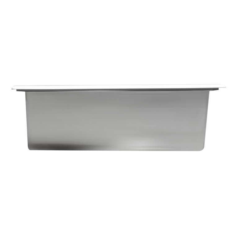 Polished Stainless Steel Double Shelf Shower Niche