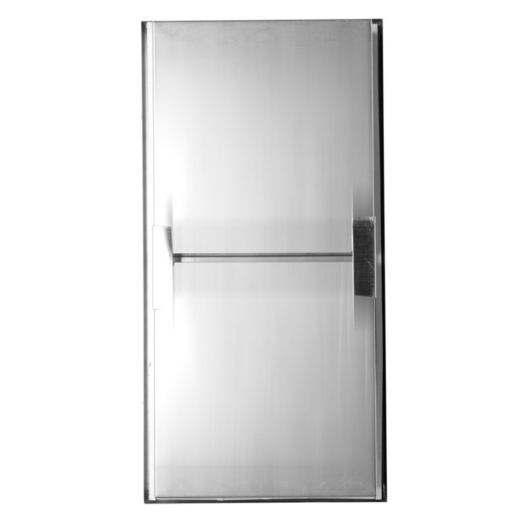 Polished Stainless Steel Double Shelf Shower Niche
