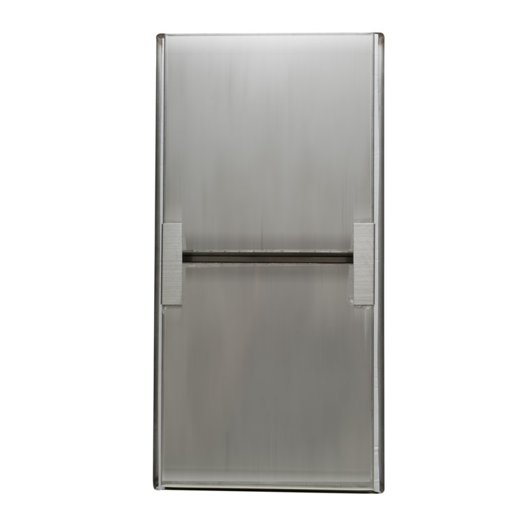 Brushed Stainless Steel Double Shelf Shower Niche