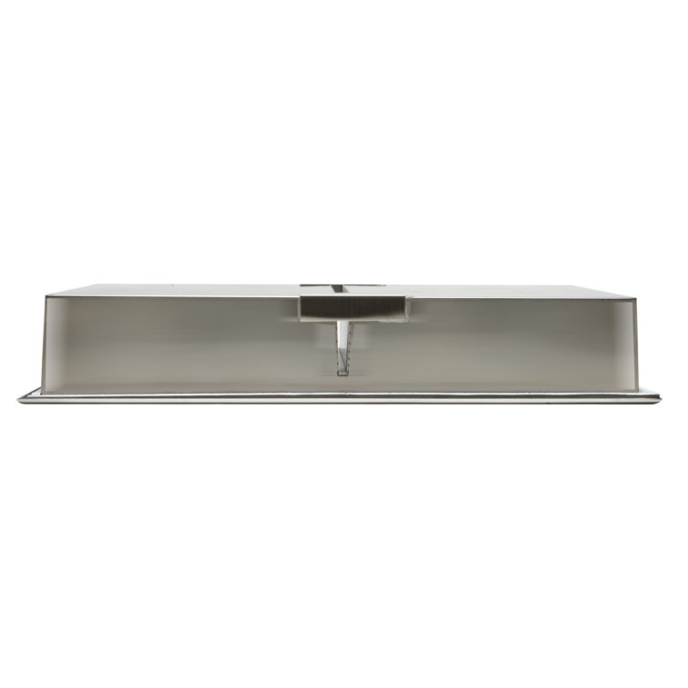 Brushed Stainless Steel Double Shelf Shower Niche