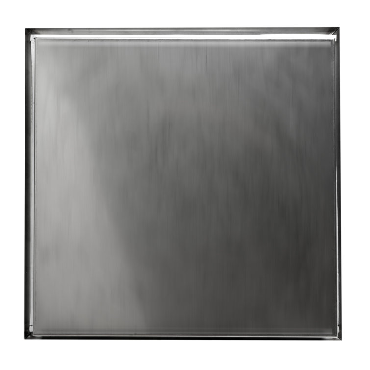 16" Polished Stainless Steel Square Shower Niche