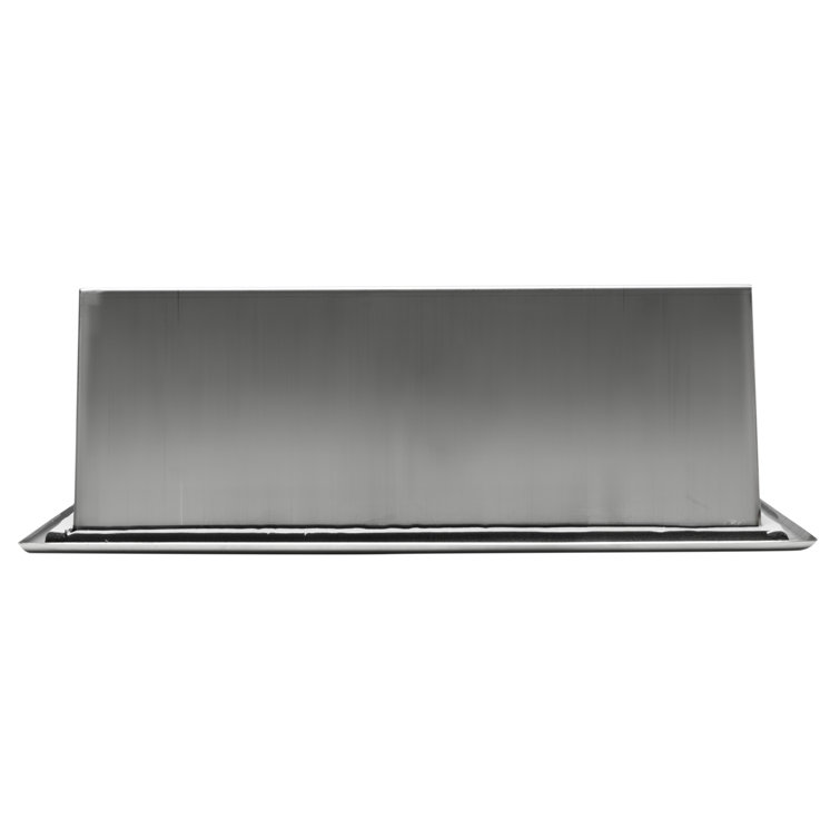 Polished Stainless Steel Horizontal Shower Niche Shelf