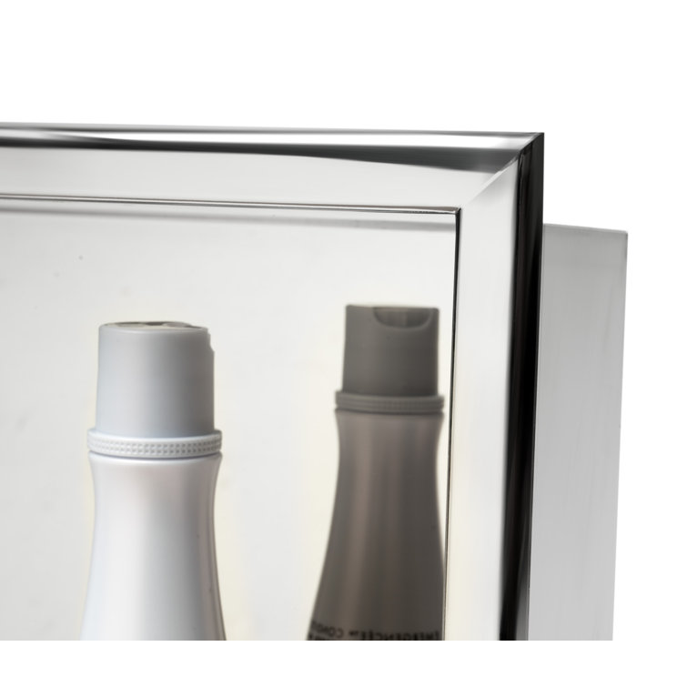 Polished Stainless Steel Horizontal Shower Niche Shelf