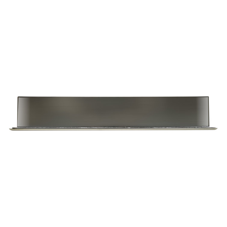 Brushed Stainless Steel Horizontal Shower Niche Shelf 24 x 12