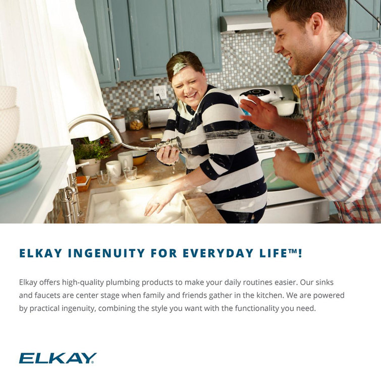 Elkay 31.5" Stainless Steel Drop-in Single Bowl Sink