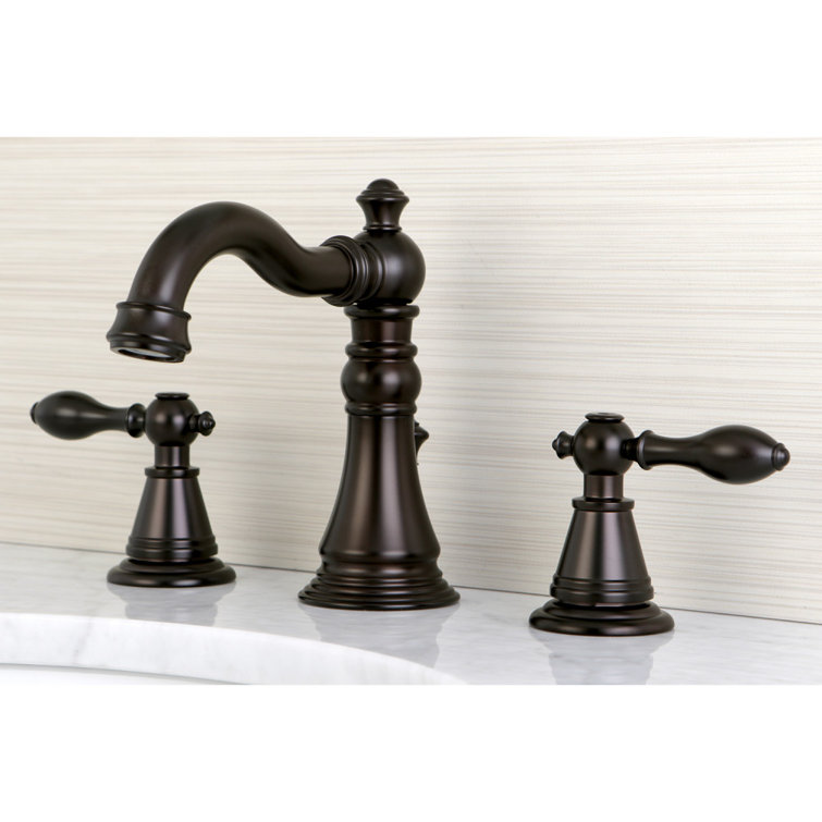 Elegant English Classic Oil Rubbed Bronze Widespread Bathroom Faucet