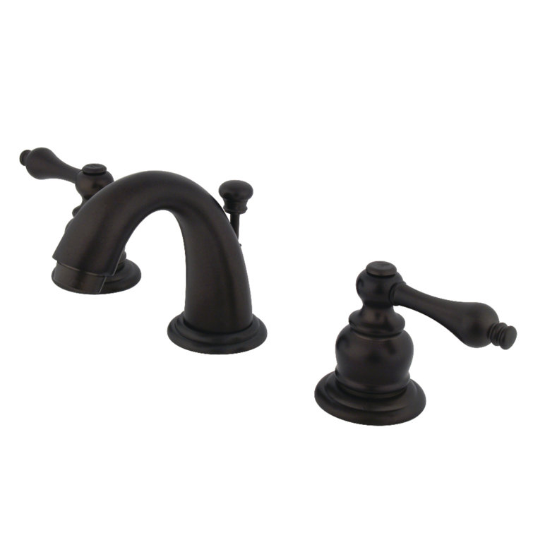 Oil Rubbed Bronze English Country Widespread Bathroom Faucet