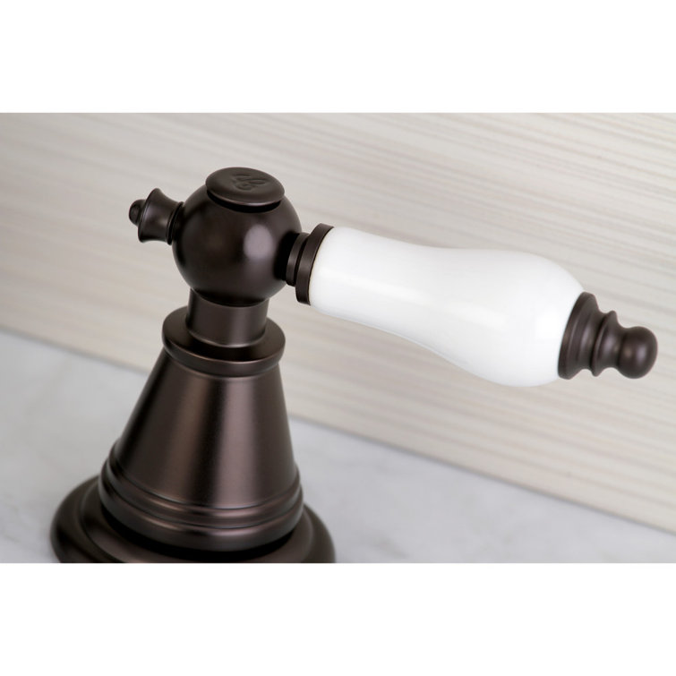 Elegant Traditional Oil Rubbed Bronze Widespread Bathroom Faucet