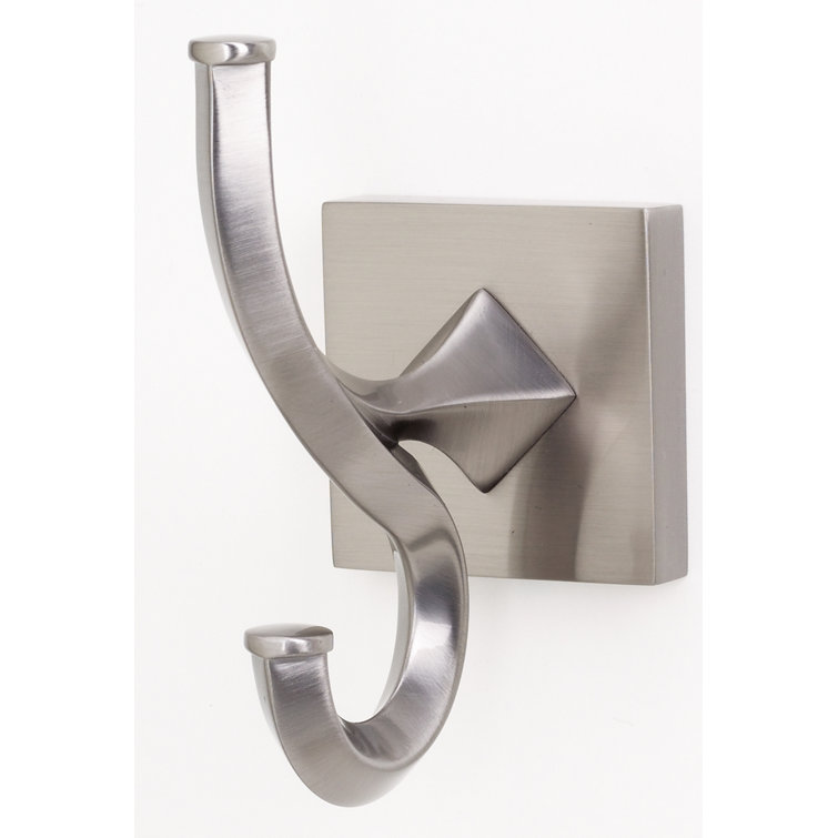 Satin Nickel Modern Wall Mounted Robe Hook