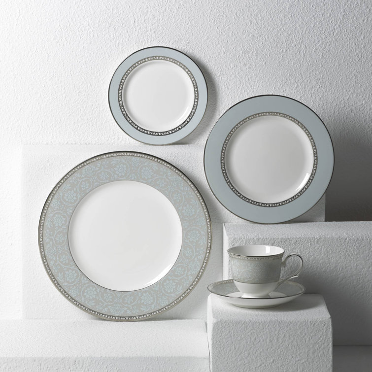 Lenox Westmore White and Blue Bone China 5-Piece Place Setting