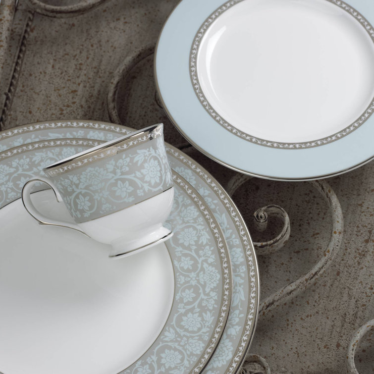Lenox Westmore White and Blue Bone China 5-Piece Place Setting