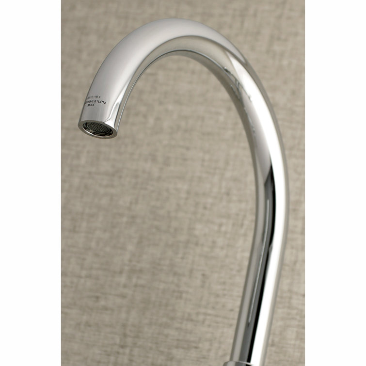 Concord Polished Chrome Wall Mount Kitchen Faucet with Lever Handles