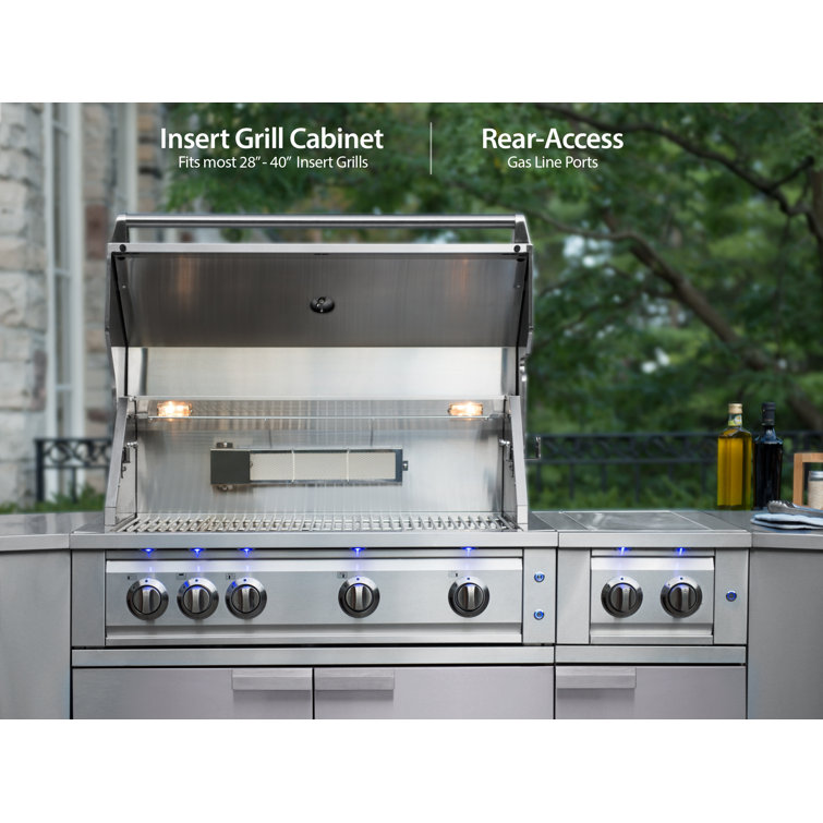 Stainless Steel Outdoor Kitchen Modular Cabinet Set