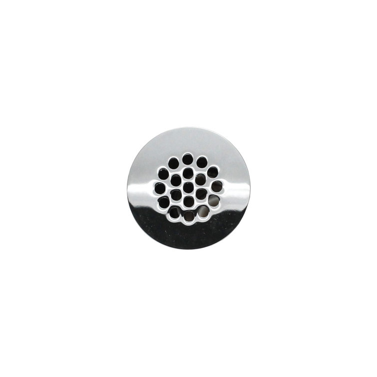 Polished Chrome Universal Grid Bathroom Sink Drain