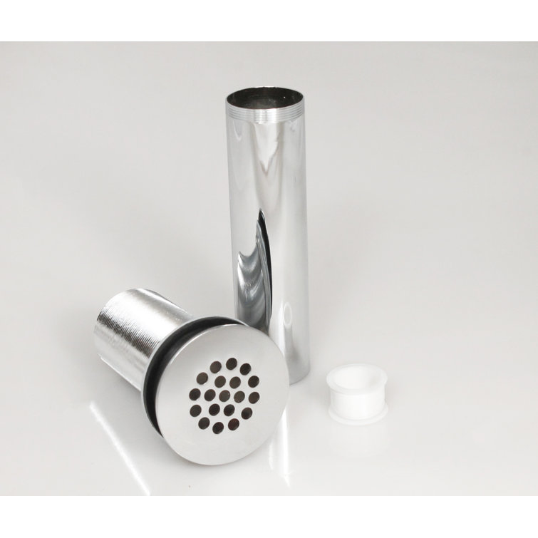 Polished Chrome Universal Grid Bathroom Sink Drain