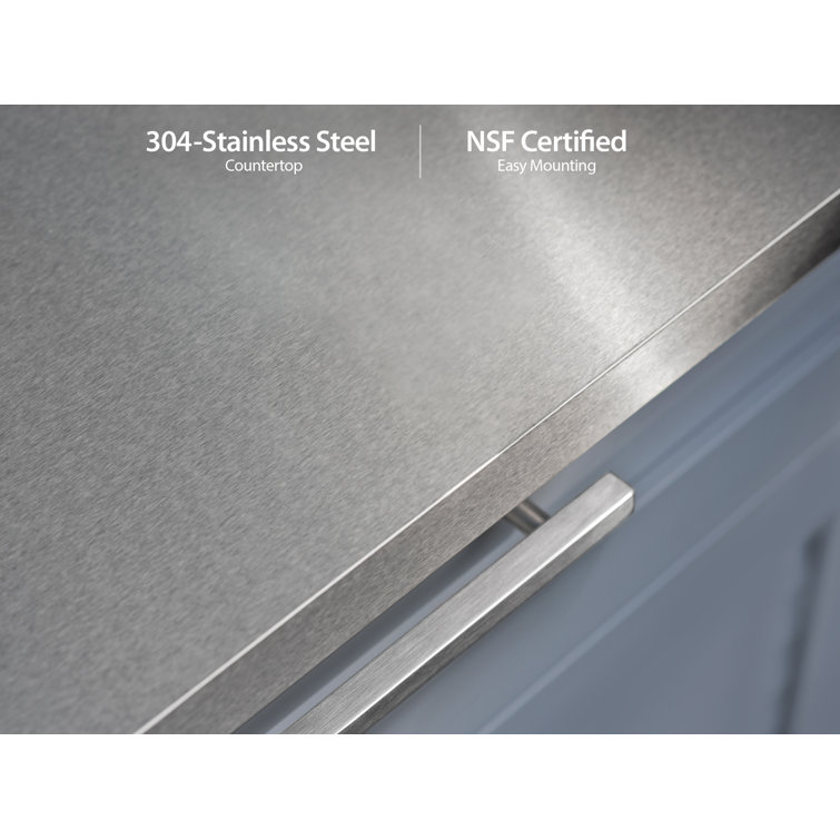 Slate Gray Aluminum 64" Modular Outdoor Kitchen Cabinet Set