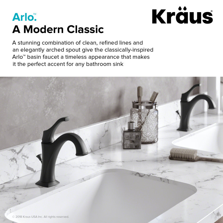 Elegant Stainless Steel Single Hole Traditional Bathroom Faucet