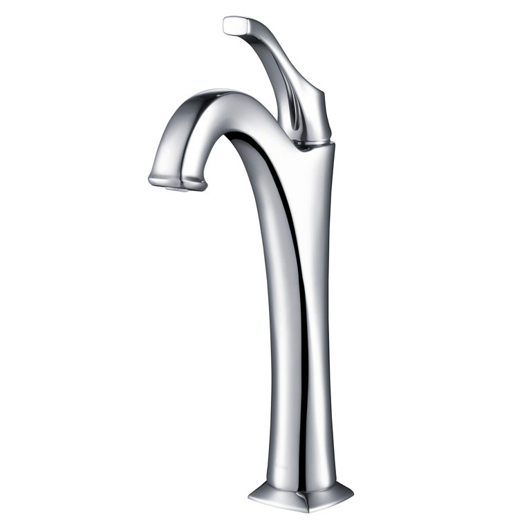 Elegant Arlo 12" Chrome Single-Handle Vessel Bathroom Faucet
