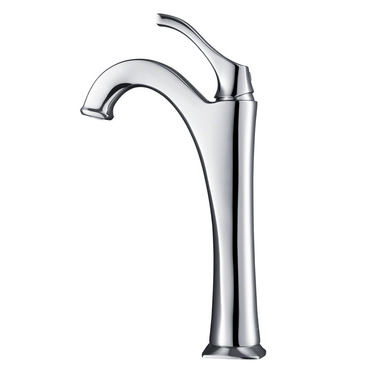 Elegant Arlo 12" Chrome Single-Handle Vessel Bathroom Faucet