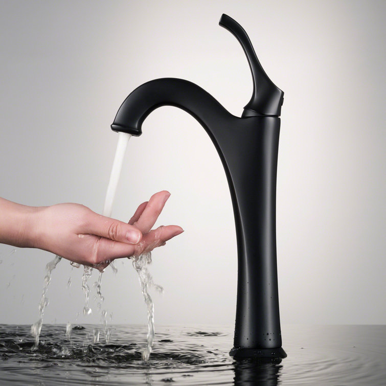 Eco-Friendly Arlo Single Hole Vessel Bathroom Faucet in Oil Rubbed Bronze