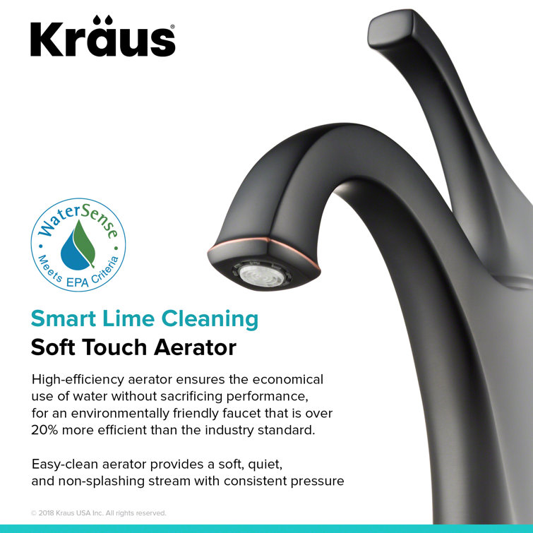 Arlo Oil Rubbed Bronze Single Handle Bathroom Faucet