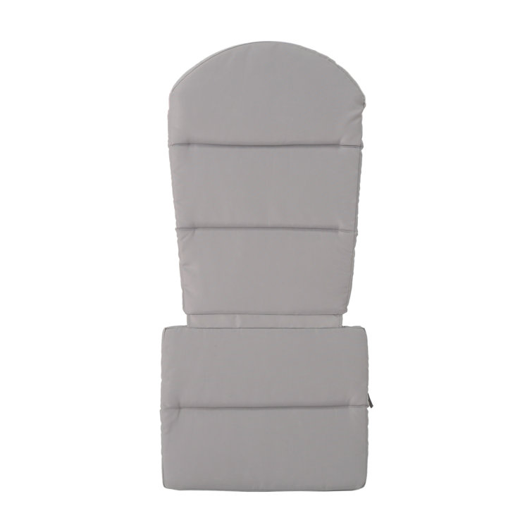 Gray Water-Resistant Adirondack Chair Cushion Set