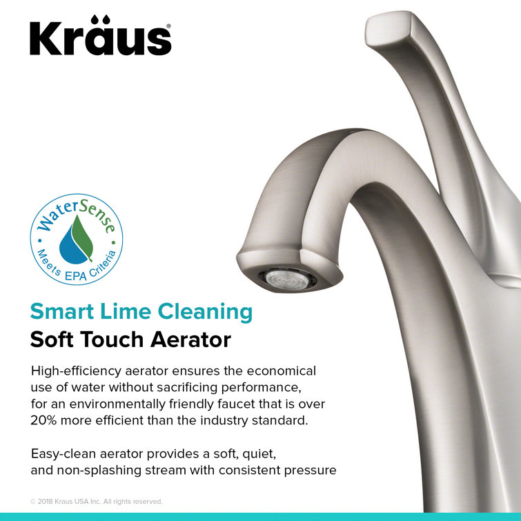 Arlo Spot-Free Brushed Nickel Single Handle Bathroom Faucet Set