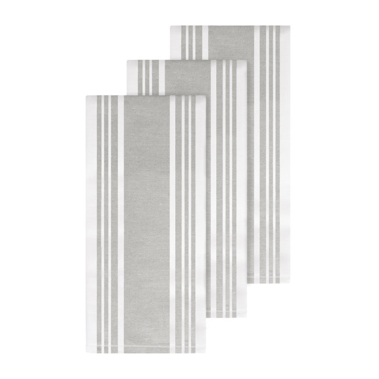 Titanium Gray Dual-Purpose Cotton Kitchen Towel Set
