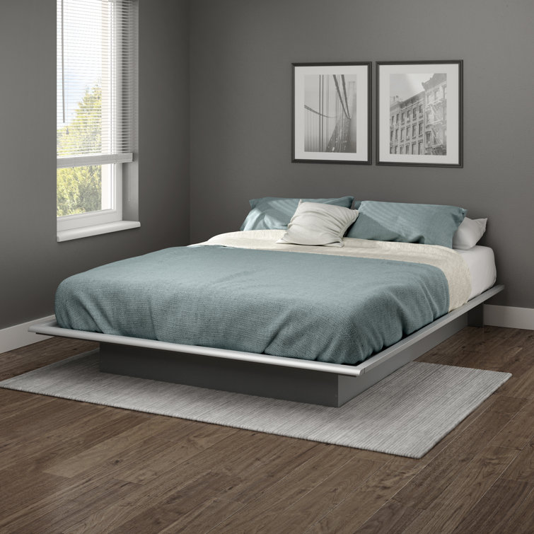 Black Queen Wood Frame Platform Bed with Storage