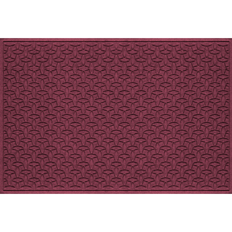 Bordeaux Rectangle Heavy Traffic Outdoor Polypropylene Mat