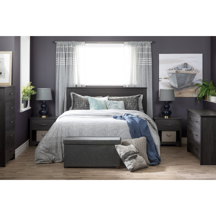 Gray Oak Double Dresser with Soft Close Drawers