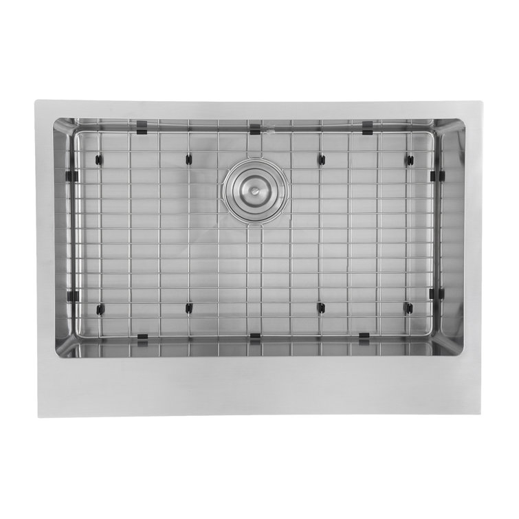 30'' Brushed Satin Stainless Steel Farmhouse Kitchen Sink