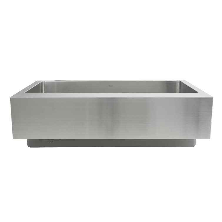 Pro Series 32.5'' Brushed Stainless Steel Farmhouse Sink