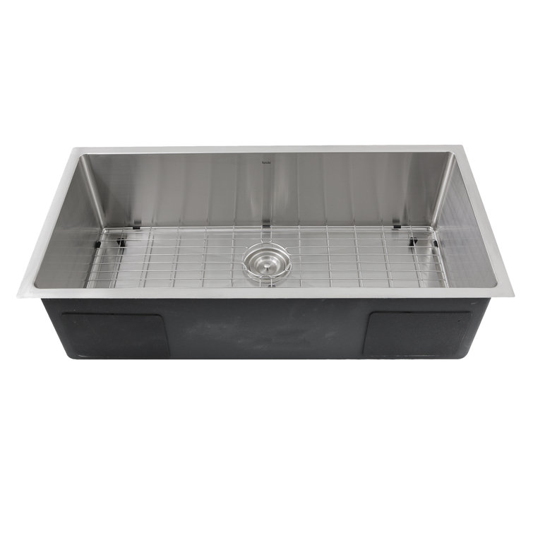 Pro Series 36'' Satin Stainless Steel Undermount Kitchen Sink