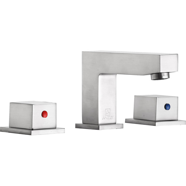 Bonette Brushed Nickel Widespread 2-Handle Bathroom Faucet