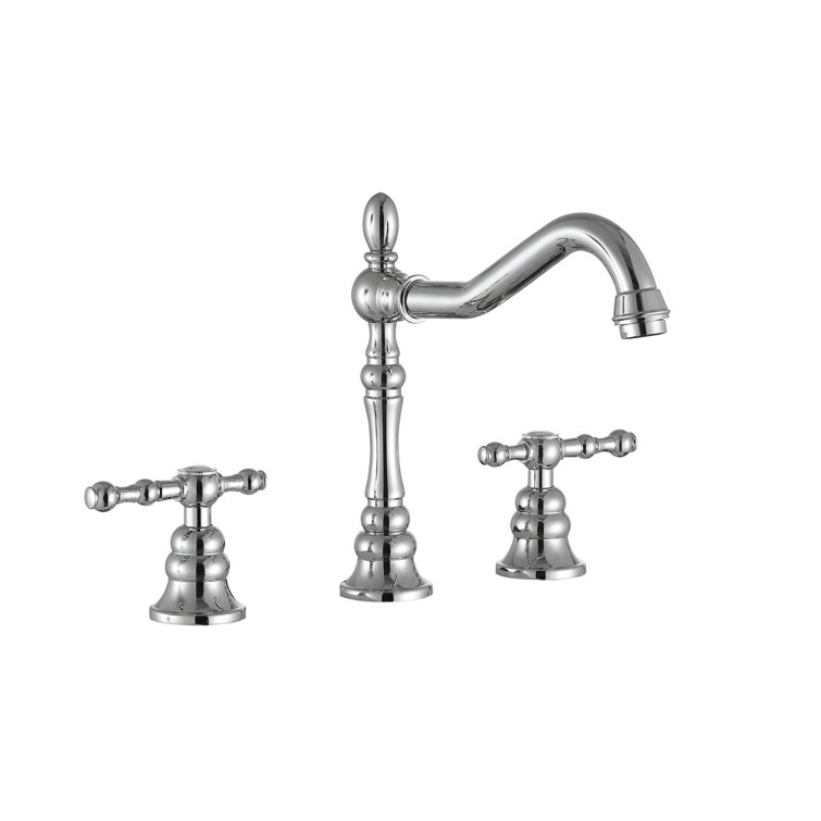 Highland Polished Chrome Widespread 2-Handle Bathroom Faucet