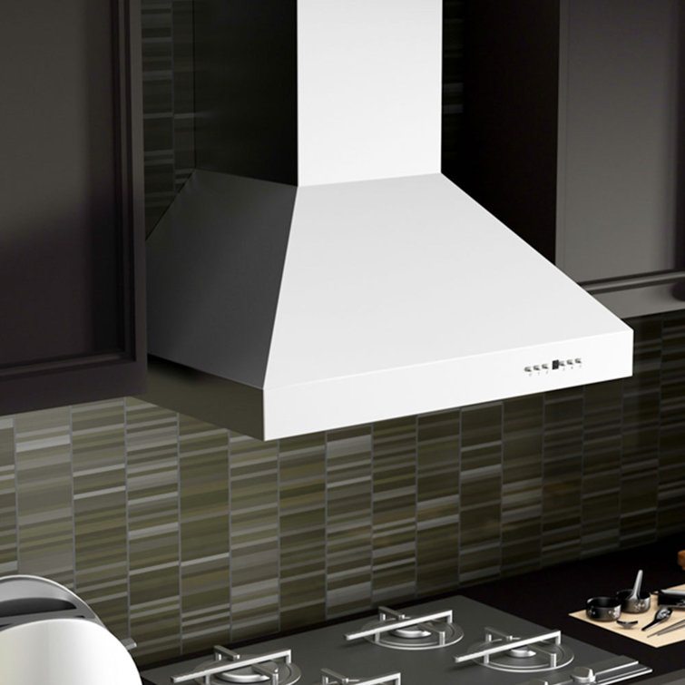 42-inch Stainless Steel Wall Mounted Convertible Range Hood