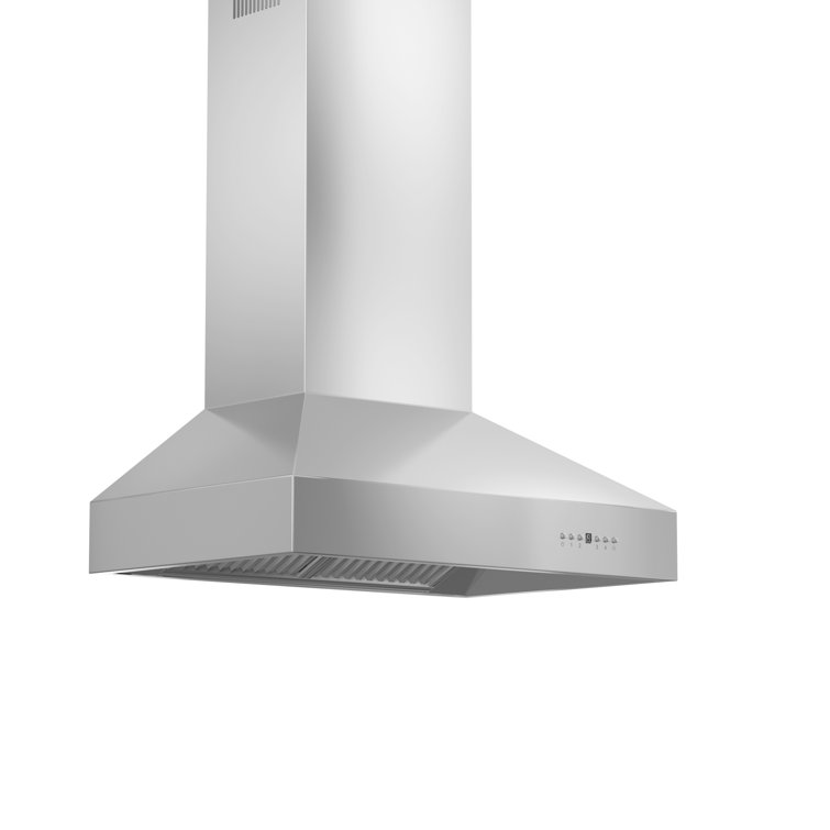 42-inch Stainless Steel Wall Mounted Convertible Range Hood